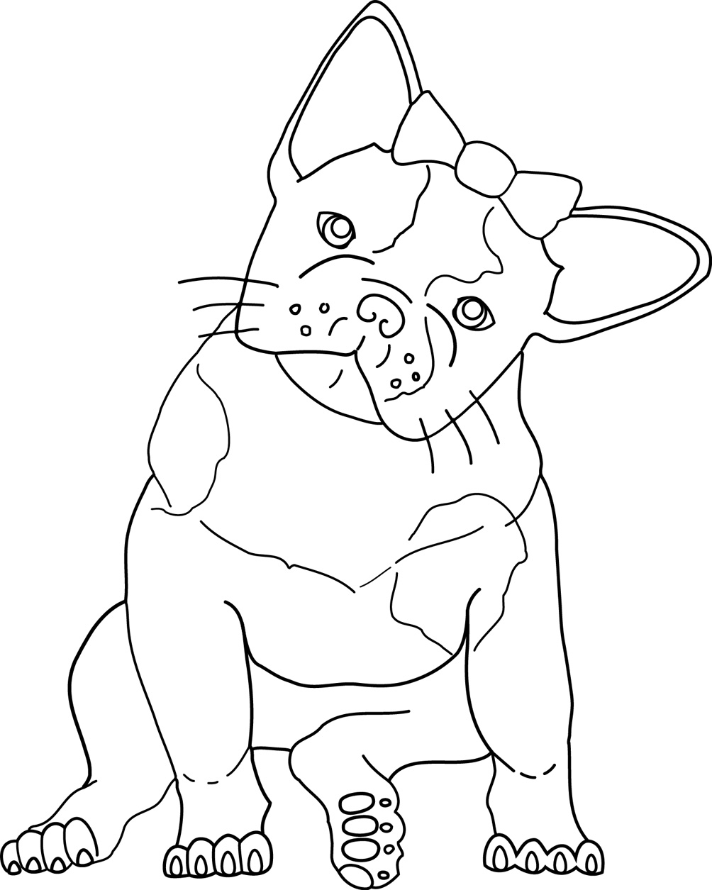 1004x1255 Bulldog Coloring Pages Printable Printable Coloring For Kids 2018