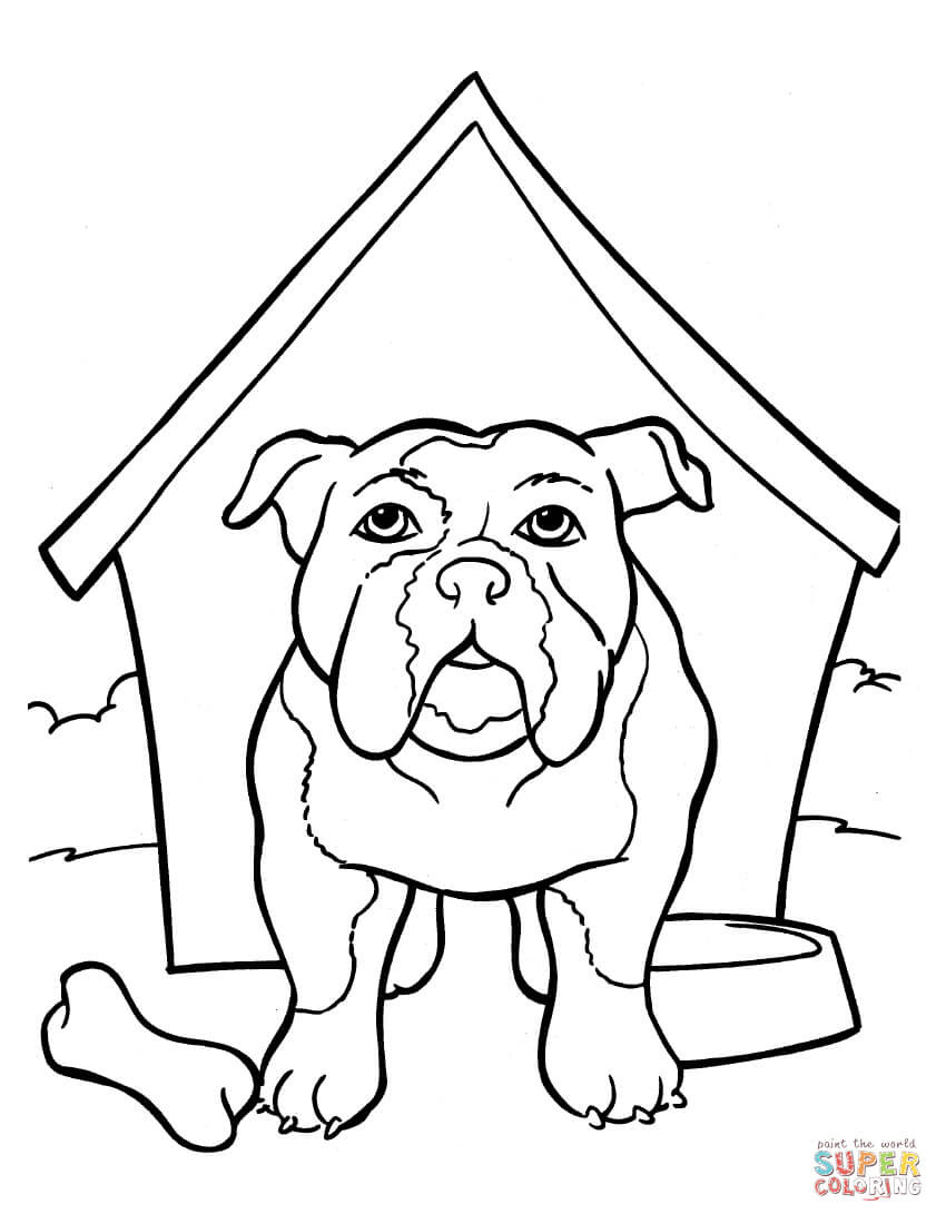 850x1100 Marvelous English Bulldog Puppies Coloring Pages With Gallery