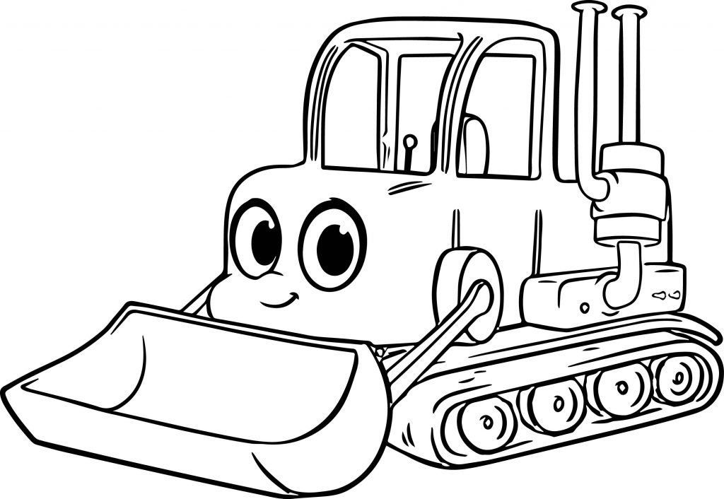 1024x706 Top Bulldozer Coloring Page 37