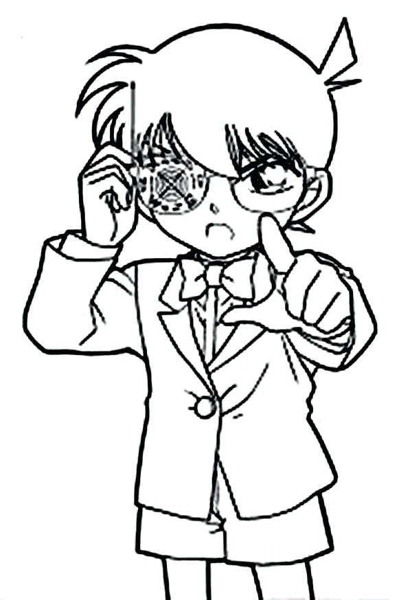 600x874 Drug Coloring Pages Detective Targeting Detective To Shoot Drug