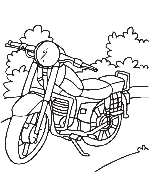 612x792 Royal Enfield Bullet Coloring Page Download Free Royal Enfield
