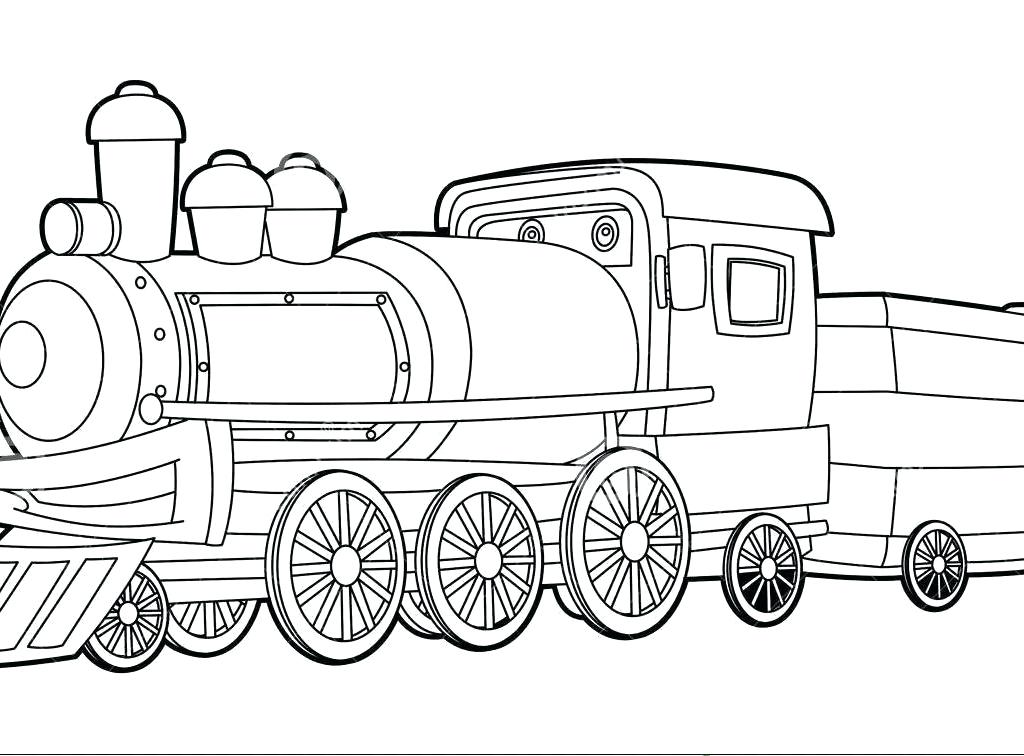 1024x756 Coloring Pages Trains High Speed Trains Sideline Parked In