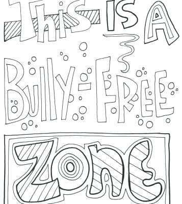 357x400 Bullying Coloring Pages Anti Bullying Coloring Pages Anti Bullying