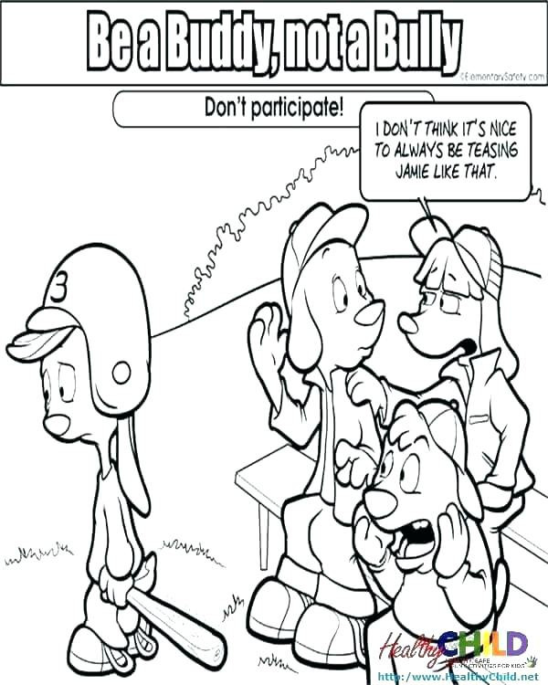 600x750 Anti Bully Coloring Sheets Inspirational No Bullying Coloring