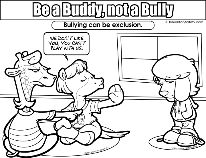 720x553 Bullying Colouring Pages Coloring Be Buddy Not Bully City Coloring