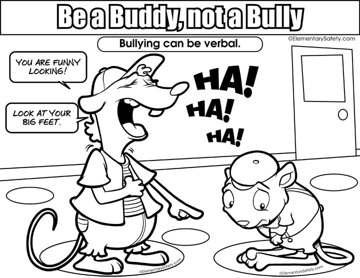 720x556 Anti Bullying Coloring Pages Color Bros
