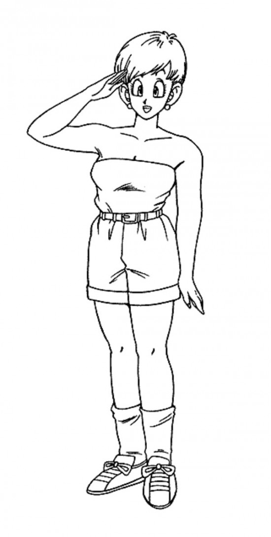 Bulma Coloring Pages