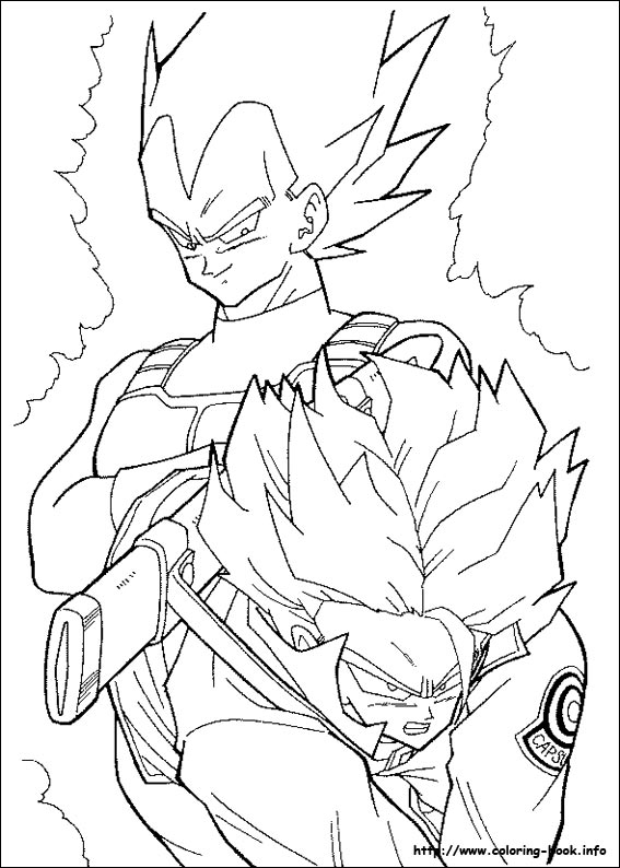 567x794 Dragon Ball Z Coloring Pages On Coloring