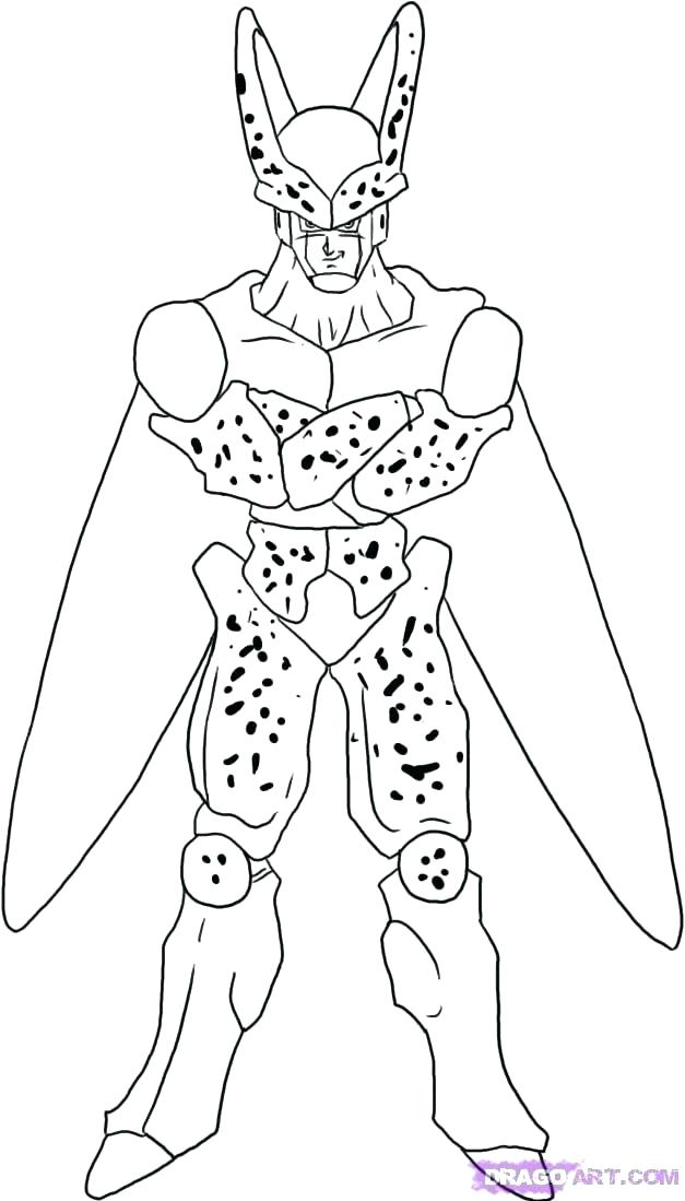627x1099 Dragon Ball Z Coloring Pages Free Coloring Pages Of Dragon Ball Z