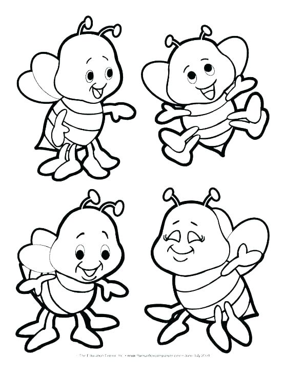 554x720 Bee Coloring Sheet Coloring Bee Coloring Bumble Bee Coloring Page