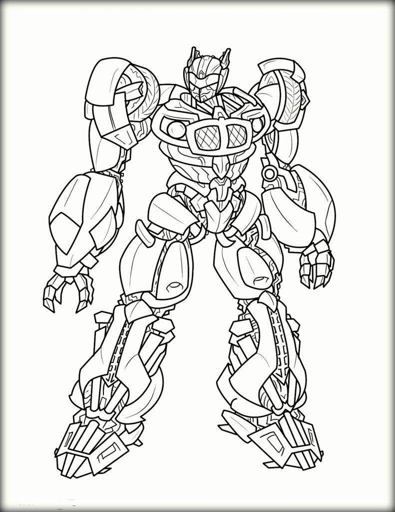 Bumblebee Transformer Coloring Page