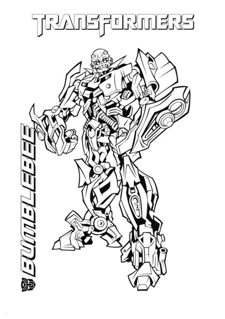 723x1024 Bumblebee Transformer Coloring Pages Printable 1986489