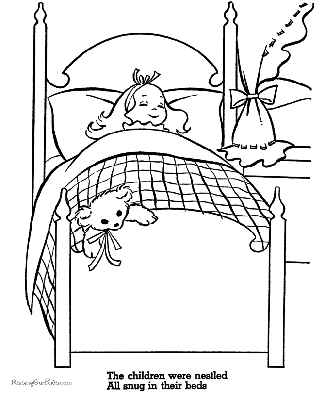 Bunk Bed Coloring Pages