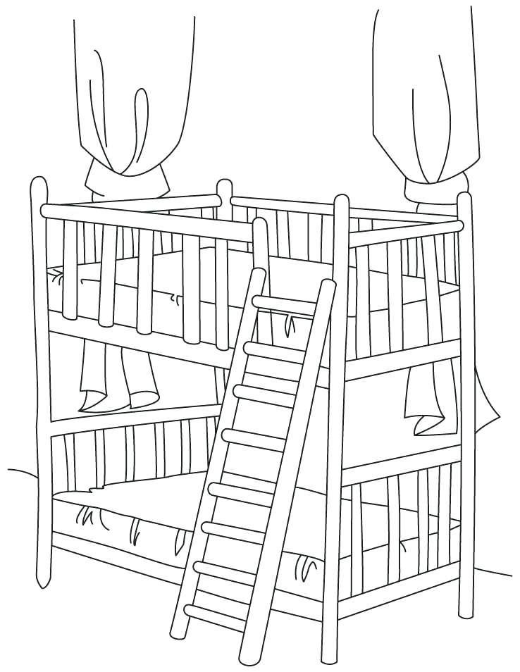 738x954 Bed Coloring Pages Bed Coloring Pages Bed Coloring Page Bed