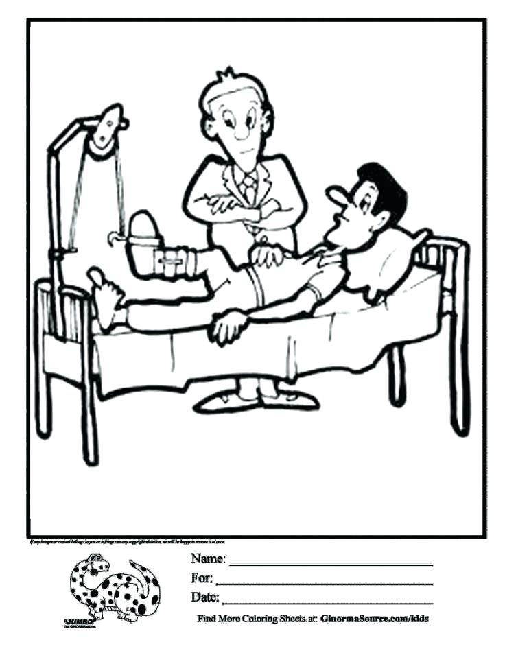 736x952 Bed Coloring Pages Bed Coloring Sheet Hospital Bed Coloring Page