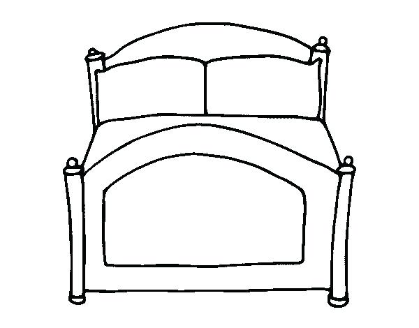 600x470 Bed Coloring Page Bunk Bed Coloring Pages Bedtime Coloring Pages