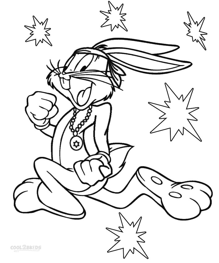 708x850 Printable Bugs Bunny Coloring Pages For Kids Cool2bkids