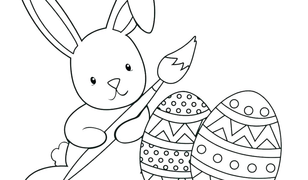 1024x600 Coloring Pages Of A Bunny