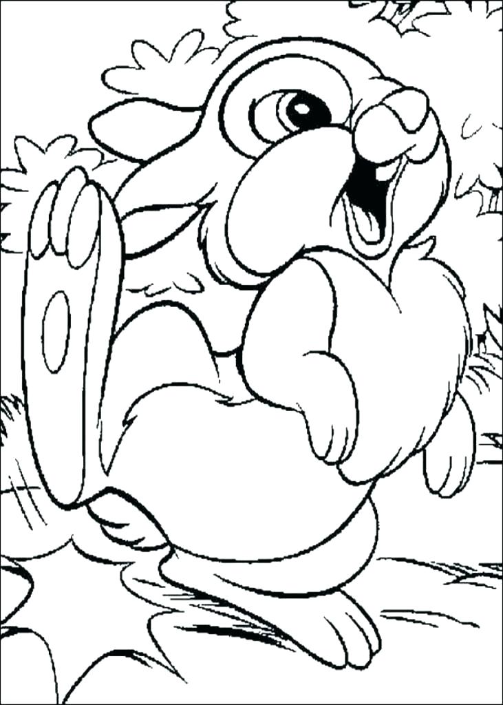 731x1024 Printable Bunny Coloring Pages