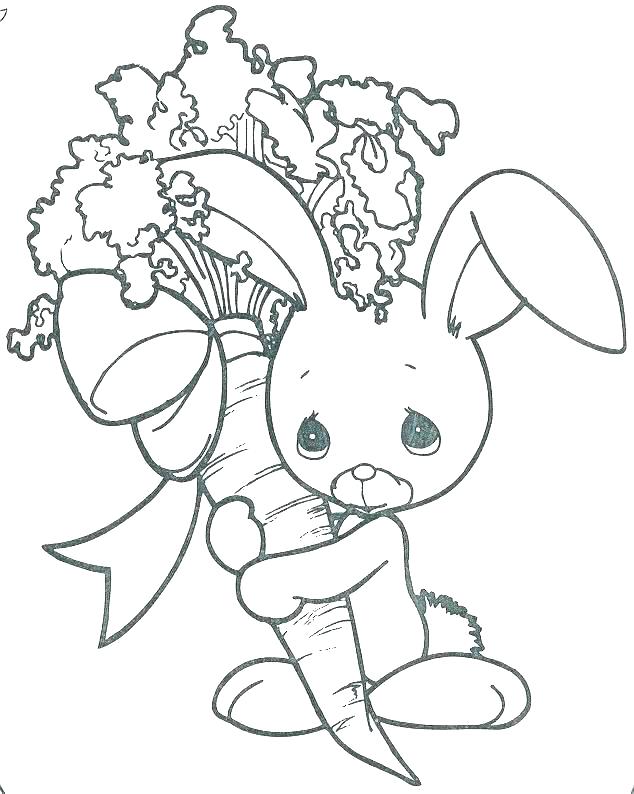 634x794 Rabbit Coloring Pages Bunny Rabbit Coloring Page Bunny Coloring