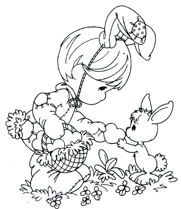 600x696 Bunny Coloring Page Printable Bunny Coloring Pages Bunny Coloring