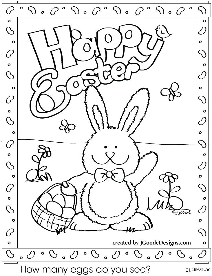 Bunny Coloring Pages For Kids
