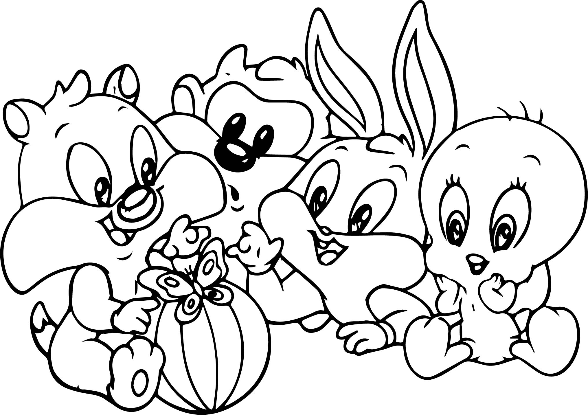 2032x1434 Bugs Bunny Coloring Pages