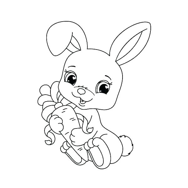 Bunny Coloring Pages Free Printable