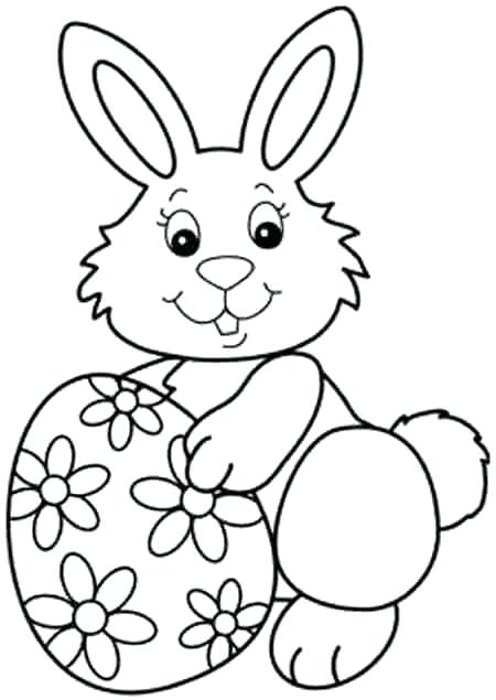 450x635 Easter Bunny Coloring Pages Bunny Coloring Sheets Cute Bunny