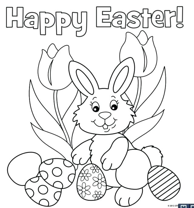 640x686 Easter Bunny Colouring Pages To Print Printable Bunny Coloring