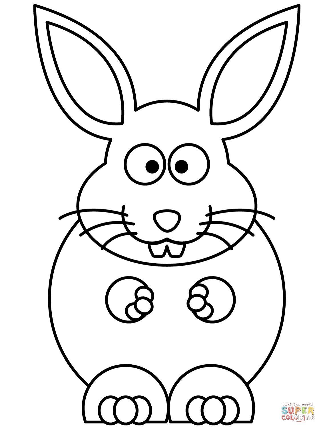 1124x1500 Bunny Ears Coloring Page