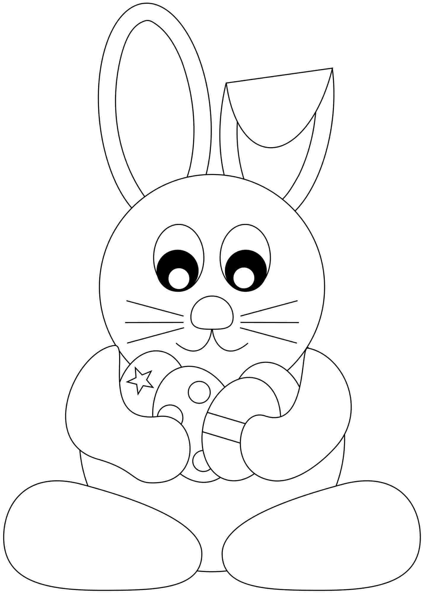 1430x2000 Best Easter Bunny Coloring Pages Easter Egg Printable Free Easter