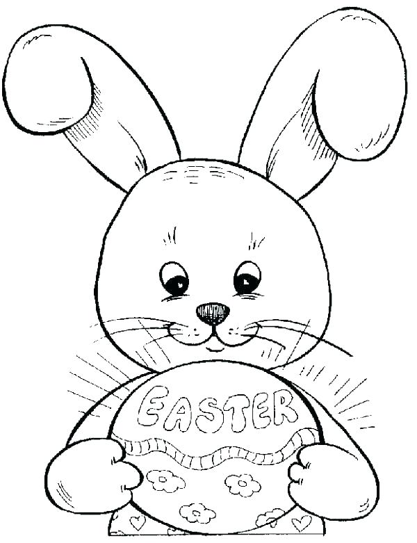 600x781 Easter Bunny To Colour Printable Coloring Book Happiness Is