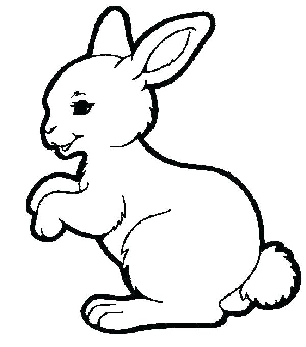 600x680 Rabbit Coloring Sheets Rabbit Colouring Pages Rabbit Coloring