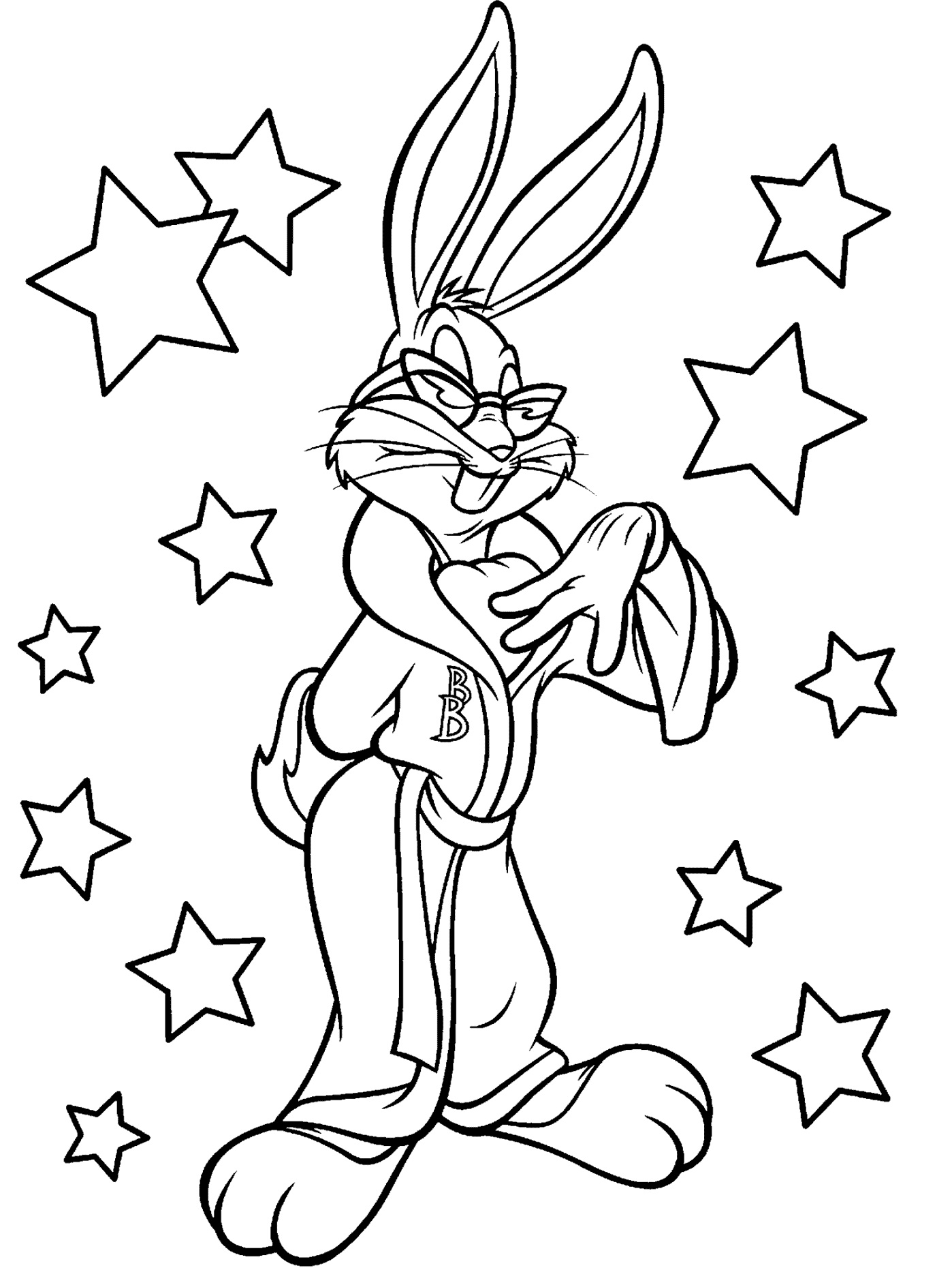 1398x1860 Reward Free Printable Bugs Bunny Coloring Pages For Kids