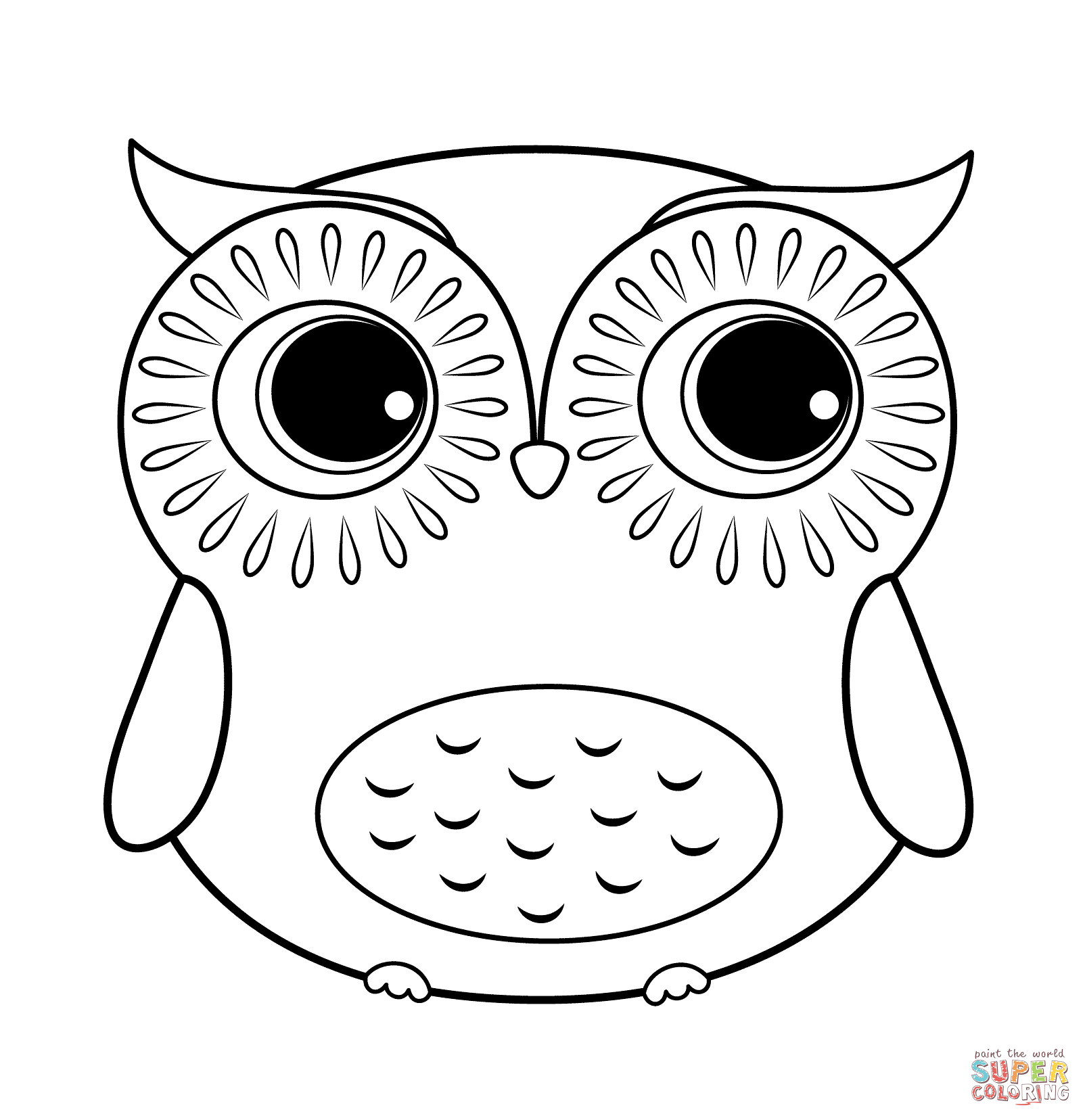 1604x1656 Printable Owl Pictures