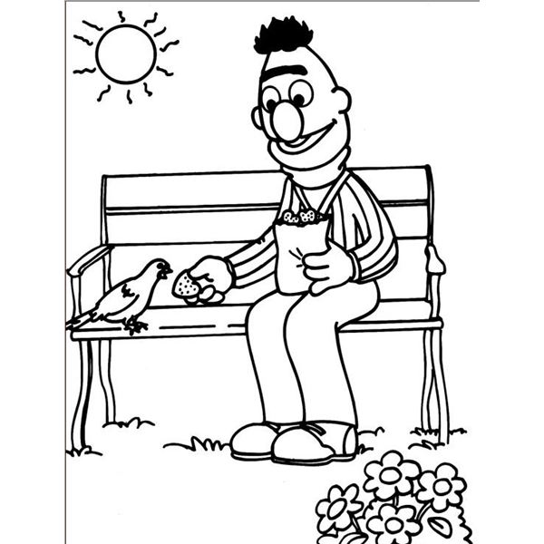 600x600 Bert Sesame Street Clipart