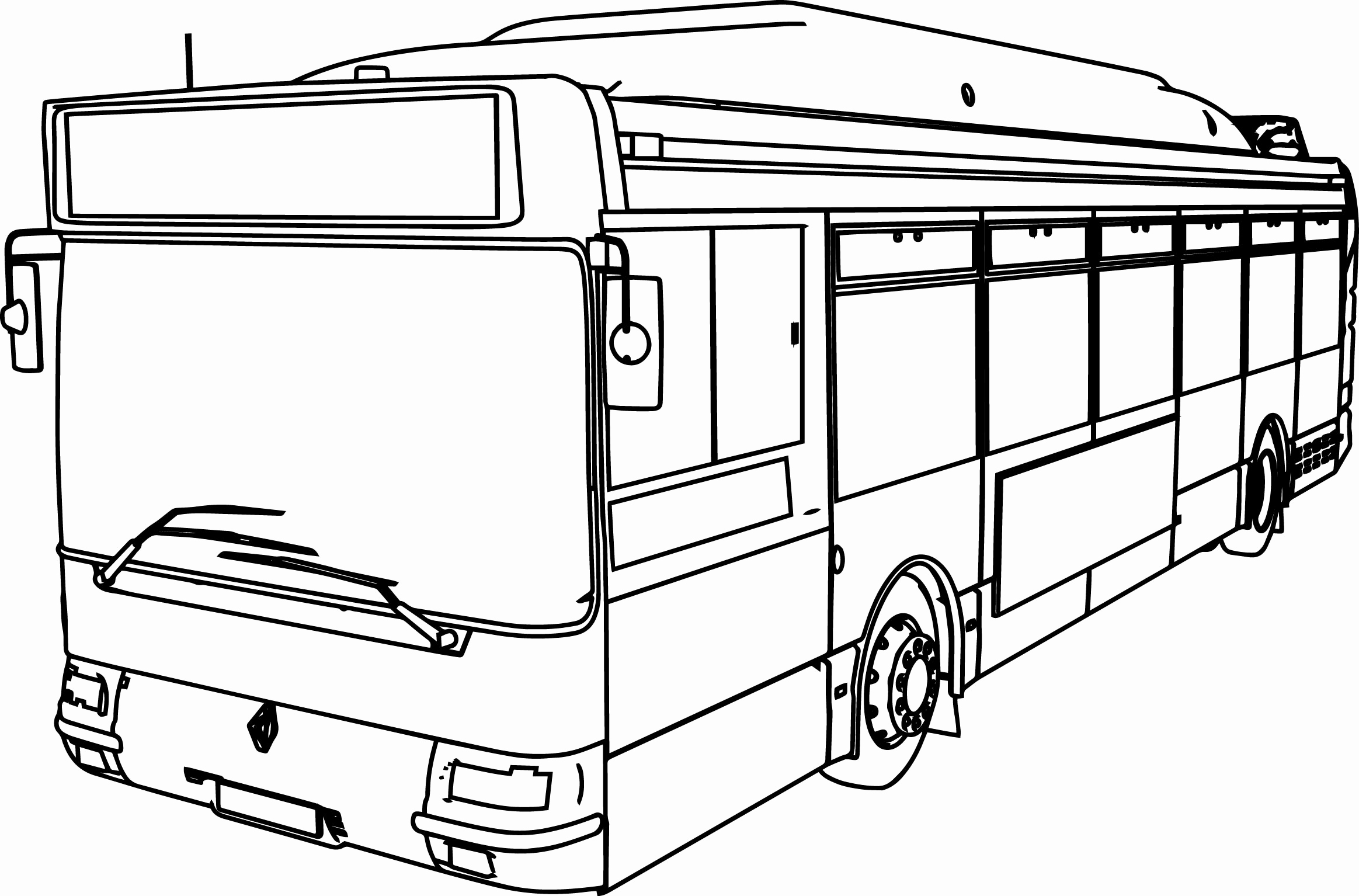 2327x1534 School Bus Coloring Page Elegant Buses Drawing