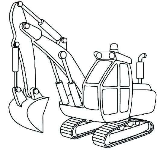540x504 Perfect Digger Coloring Pages Kids Grave Page Monster Truck Higher