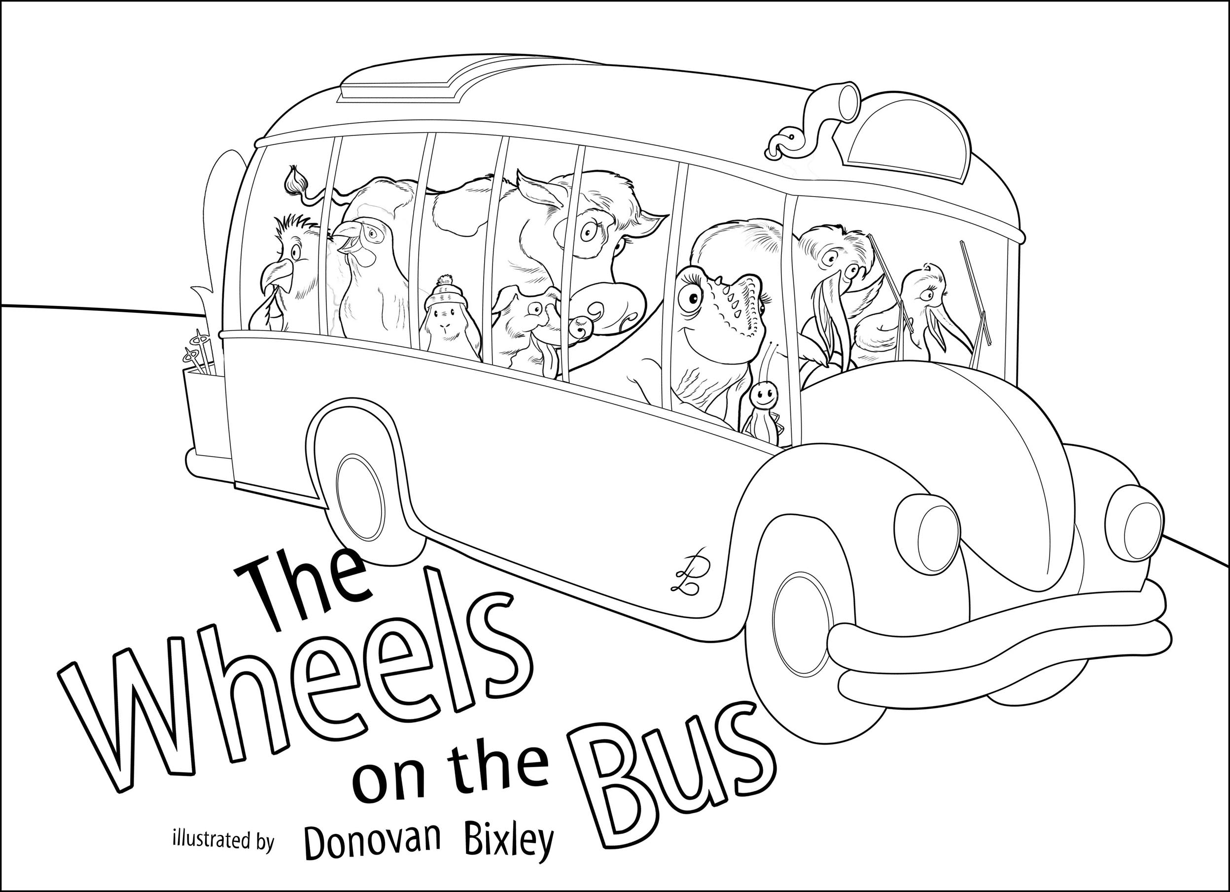 2495x1811 Luxury Wheels On The Bus Coloring Page Image Pages Search Results