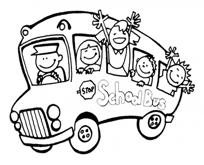 400x322 School Bus Driver Coloring Page Image Clipart Images