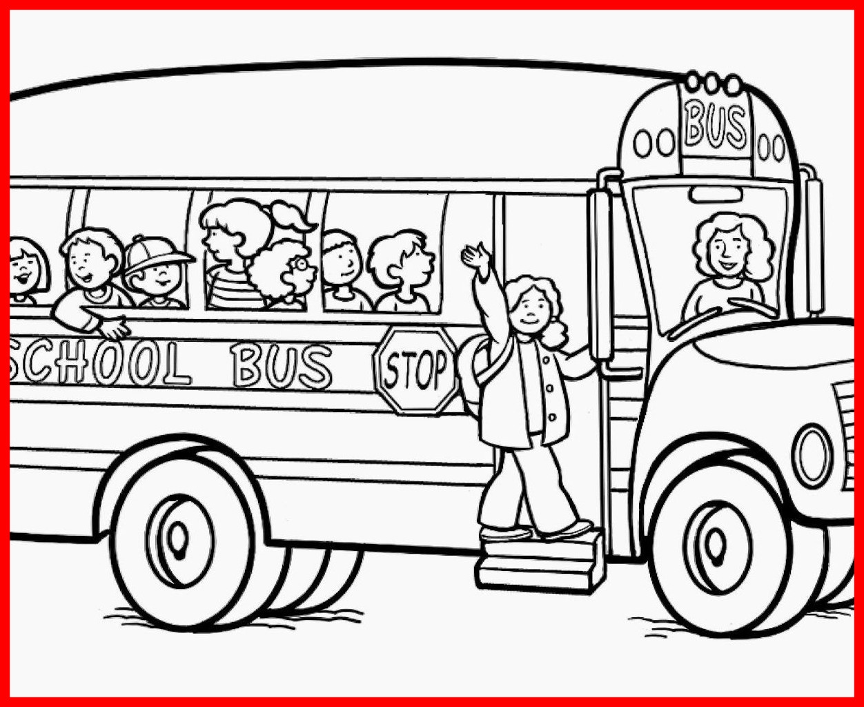 1252x1024 Stunning Get This School Bus Coloring Pages Printable Fyo Pic