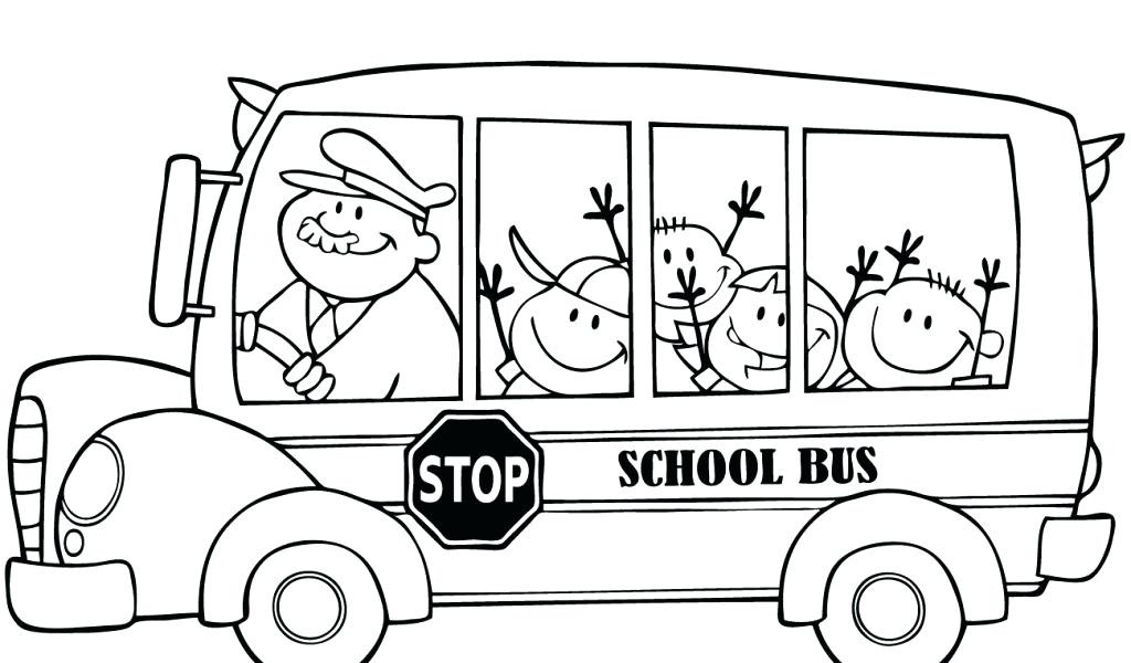 1024x600 Woman School Bus Driver Coloring Pages Best Place To Color Sheets