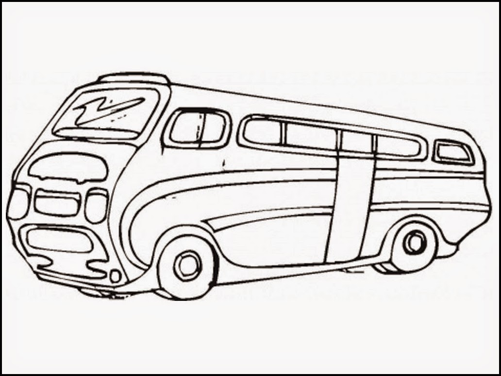 1032x776 33 Bus Coloring Page, Minibus Coloring Page Wecoloringpage