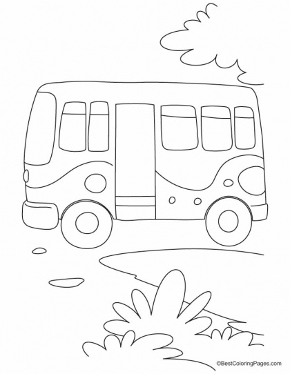 420x542 7 Best Bus Coloring Pages Images On Buses, Canisters