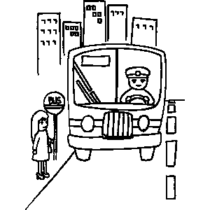 300x300 Bus Station For Coloring