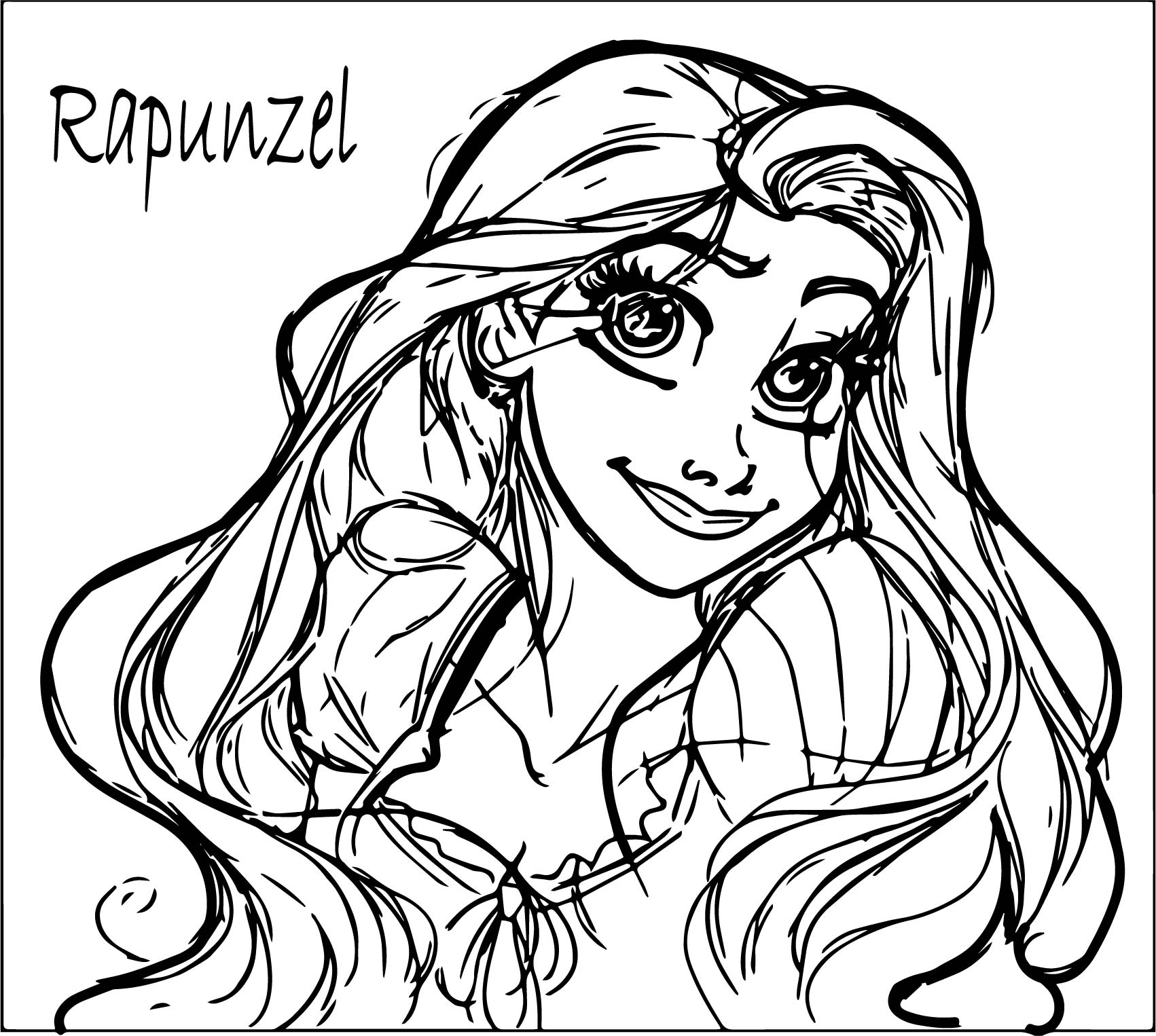 1702x1526 Rapunzel Coloring Page Awesome 1 Unique Rapunzel Coloring Pages