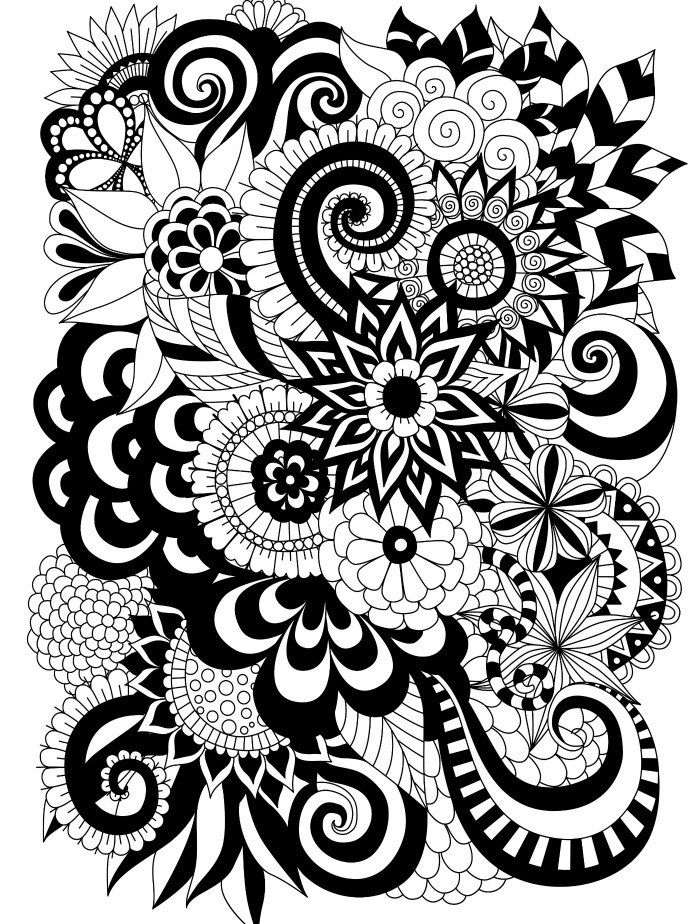 700x924 Easy Adult Coloring Page Free Upload Art