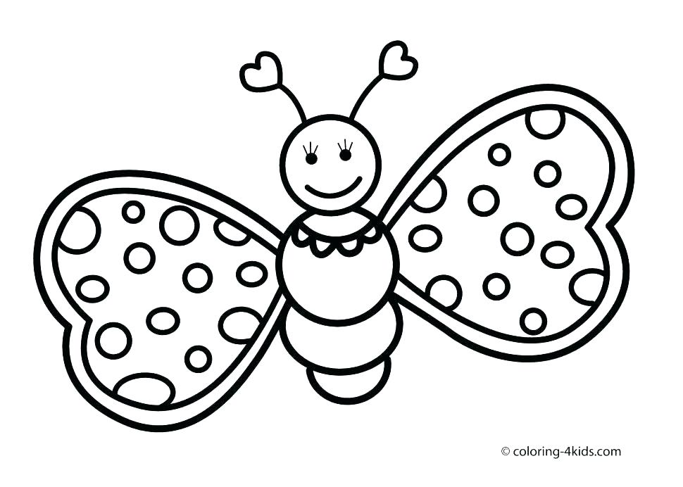 970x692 Coloring Pages Of Butterflies Coloring Page Of Butterfly Cartoon