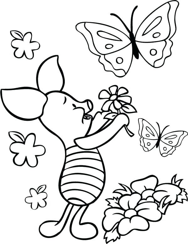600x778 Butterflies And Flowers Coloring Pages Coloring Pages Butterflies